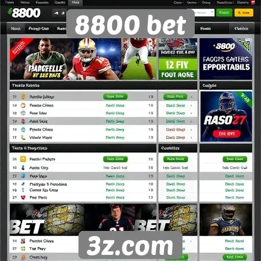 Apostas esportivas em alta no 8800 bet