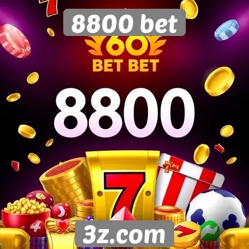 Variedade de jogos oferecidos por 8800 bet